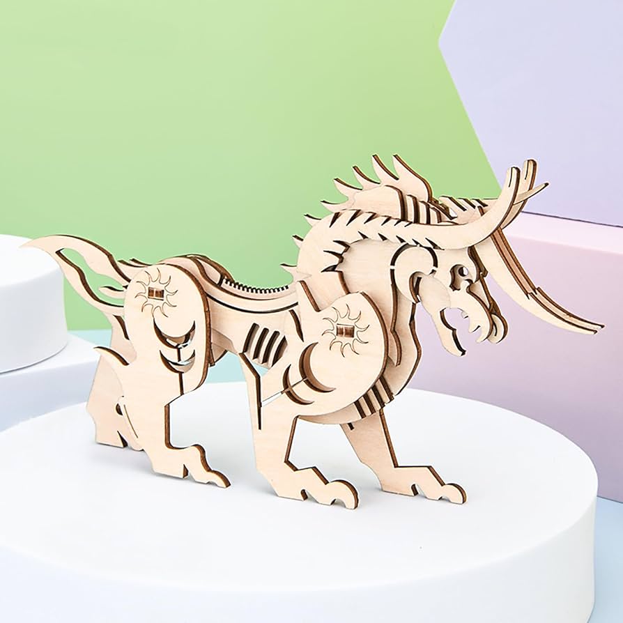 Amazon | AIJUYE 立体パズル 動物模型 3dパズル 木製 4種セット